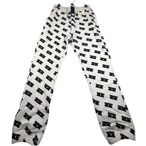 G59 Records Razor Blade AOP Sweatpants White Mens Large NEW